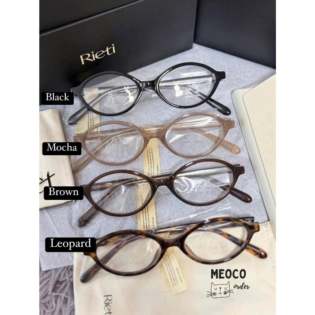 Gọng Kính Mắt Nữ Rieti ERICA RT 1018- 4 màu Fullbox