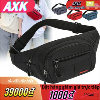 Túi đeo hông vải dù chống thấm nước, túi đeo chéo phù hợp cho thể thao và dễ dàng mang theo