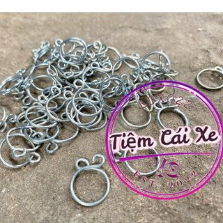 (10 cái) Phe cài ống dẫn x_ăng cho xe honda màu trắng (hết vàng)