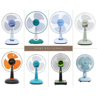 #Hỏa tốc 2h# Quạt điện Senko để bàn tiện lợi cao cấp B1216 - Quạt siêu mát không ồn để văn phòng cho bé - Bh 24 Tháng