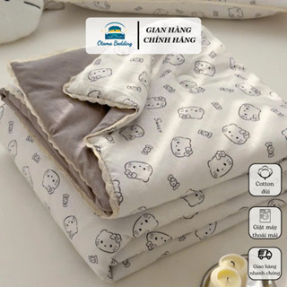 Chăn hè đũi hữu cơ xơ đậu nành trần bông soy bean Otama Bedding mền mỏng mùa hè thoáng mát size 1m8x2m1