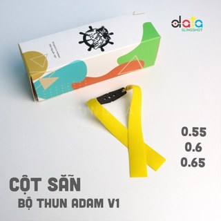 5 Bộ Thun  ADAM V1 Đảm Nguyễn 180° 2 Lớp cột sẵn khổ thun kéo tới má Somi full - DŨNG DATA SLINGSHOT