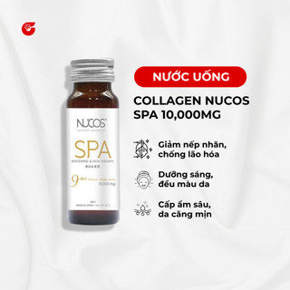 Collagen Nucos Spa 10,000mg (Hộp 10 Chai x 50ml) – Cải Thiện Độ Đàn Hồi, Làm Sáng Da, Chống Lão Hóa