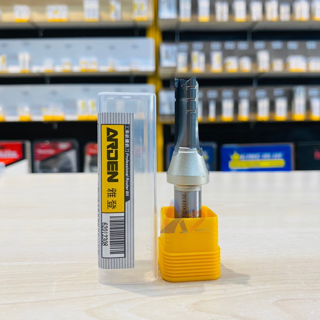 Mũi phay, mũi soi, mũi cắt cạnh thẳng TCT 1/2x12x30 3 me thoát phôi ARDEN (máy CNC) AK47-2012308