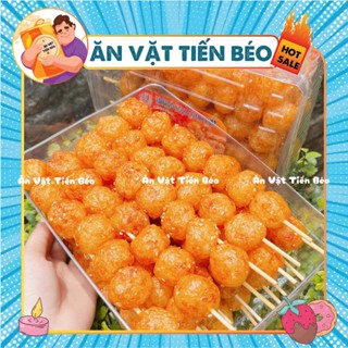 Bánh Pò Xiên Vừng Mè - Bánh Bò Quẩy Vừng Mè , Bánh Pò Thanh Hồ Lô Tuổi Thơ, Đồ Ăn vặt