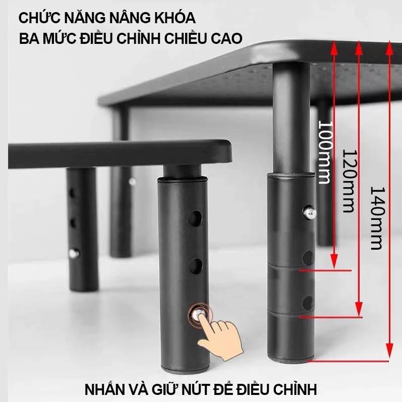Kệ để máy tính，Hiển thị bộ tăng chiều cao Giá đỡ laptop kệ laptop hỗ trợ tản nhiêt 3 mức điề,có thể điều chỉnh độ cao | BigBuy360 - bigbuy360.vn