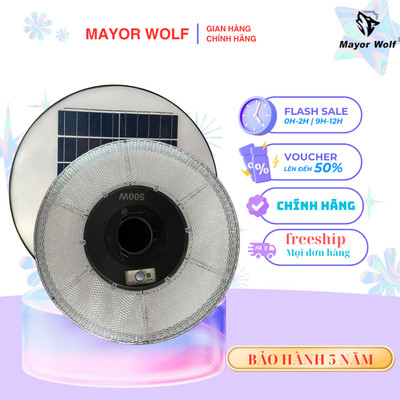 Đèn năng lượng mặt trời Mayor Wolf UFO 300W
