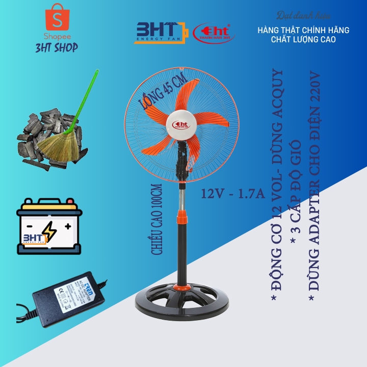 QUẠT BÌNH 12V - KO KÈM BÌNH