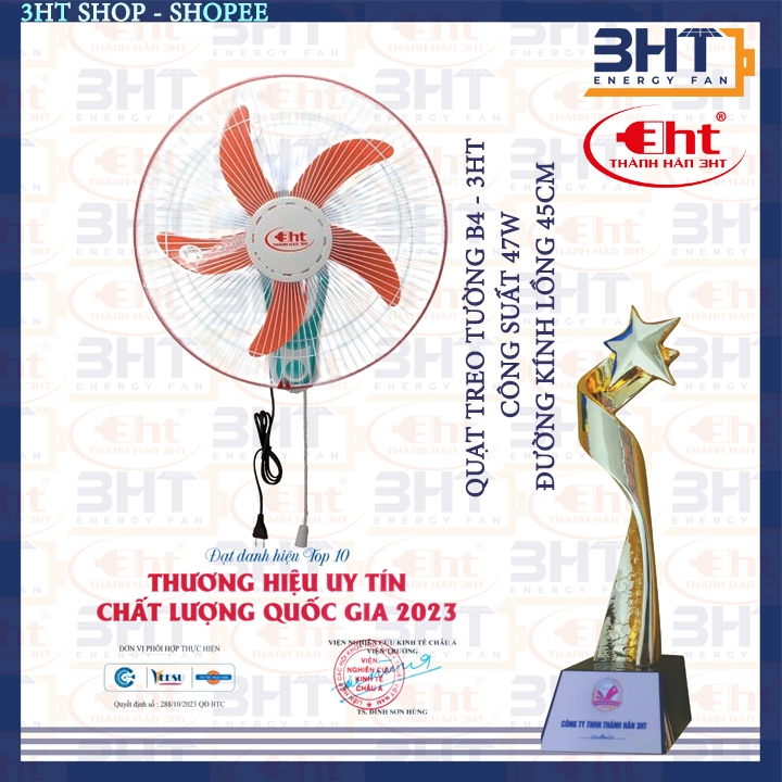 2 QUẠT TREO TƯỜNG - 3HT