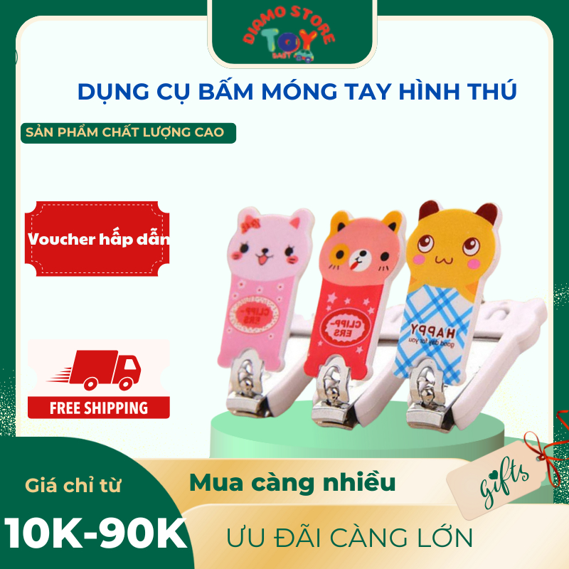 Dụng Cụ Bấm Móng Tay Hình Thú Cute 1489