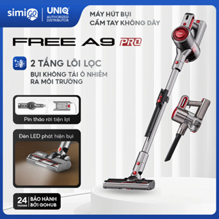 Máy hút bụi cầm tay không dây UNIQ Free A9 Pro máy hút bụi giường nệm gia đình đa năng cây hút bụi xe ô tô ga sofa mini