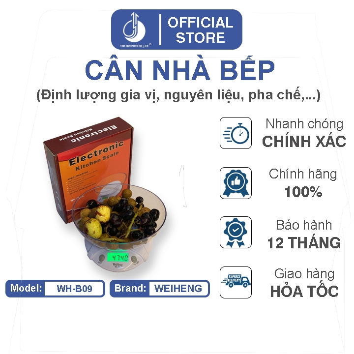Cân Nhà Bếp WH-B09