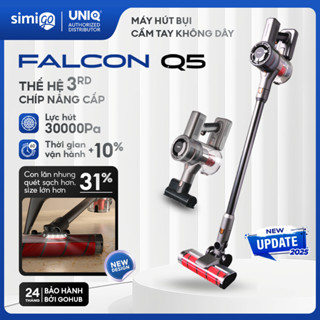 Máy hút bụi cầm tay không dây UNIQ Falcon Q5 cây hút bụi lau nhà giường nệm gia đình đa năng xe ô tô ga sofa mini