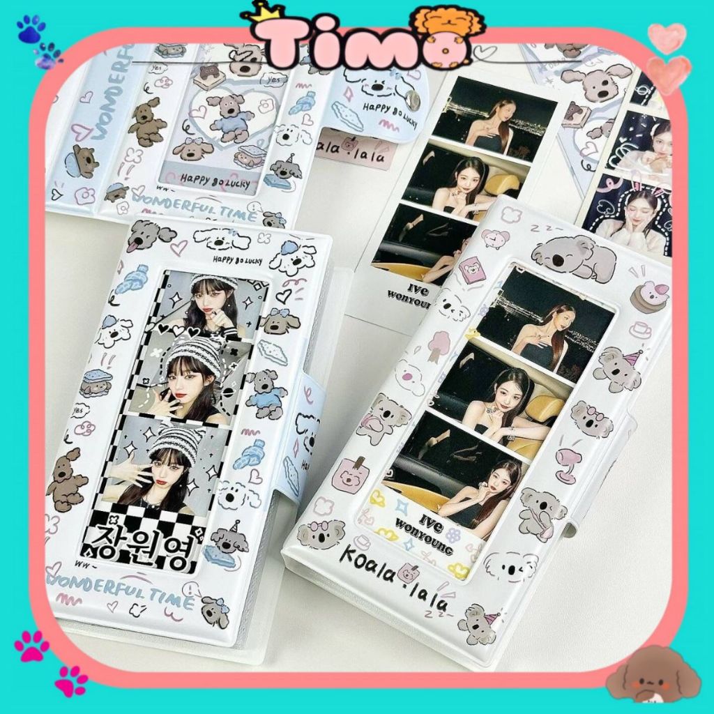 Album Ảnh Photobooth Sổ Đựng Card Ảnh Dài Collectbook Timo VPBL32