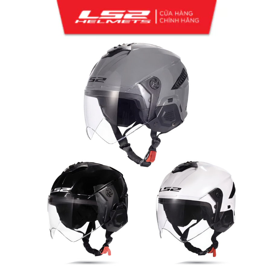 Mũ Bảo Hiểm Nửa Đầu LS2 OF610 có kính chắn