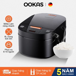  OOKAS Nồi cơm điện đa năng,6L dung tích lớn 220V Chảo Chống Dính 