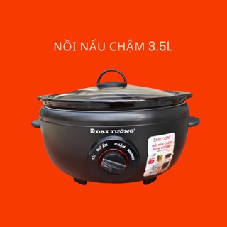 Nồi Nấu Chậm Đa Năng Đạt Tường dòng cao cấp 3.5L| Ruột Sứ Tự Nhiên | Giữ Ấm - Hầm - Kho Chuẩn Ngon - hàng chính hãng.