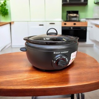 Nồi Nấu Chậm Đa Năng Đạt Tường dòng cao cấp 3.5L| Ruột Sứ Tự Nhiên | Giữ Ấm - Hầm - Kho Chuẩn Ngon - hàng chính hãng.