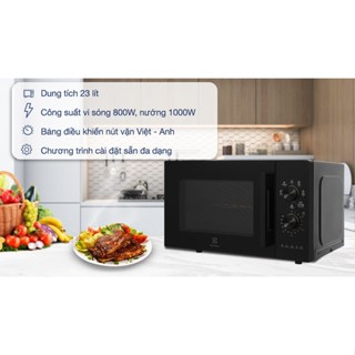 Lò vi sóng có nướng Electrolux EMG23K22B 23 lít