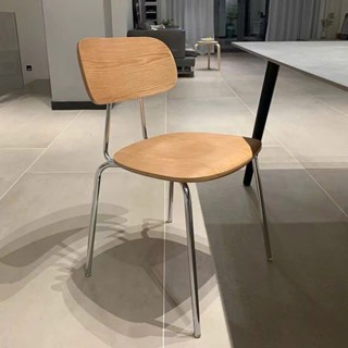 Ghế ăn gia đình, ghế tựa lưng decor quán cafe phong cách tối giản VIDEO TỰ QUAY