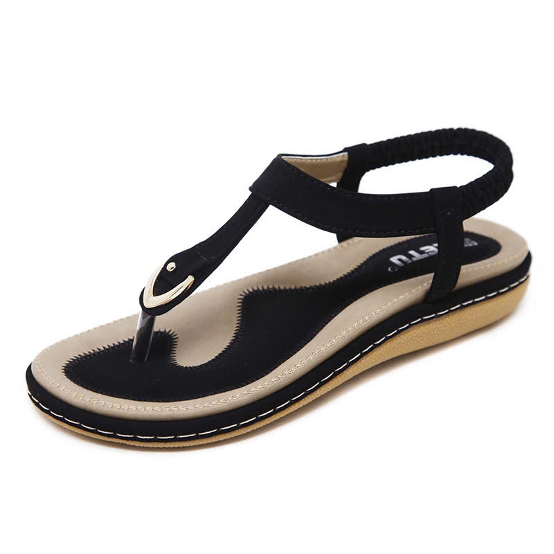 Sandal  Siketu quai xỏ ngón, đế bằng cao 2.5cm, sẵn 38, 39