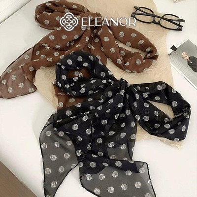 Khăn quàng cổ 135 x 20cm Eleanor Accessories khăn choàng cổ bandana turban phụ kiện thời trang 9743