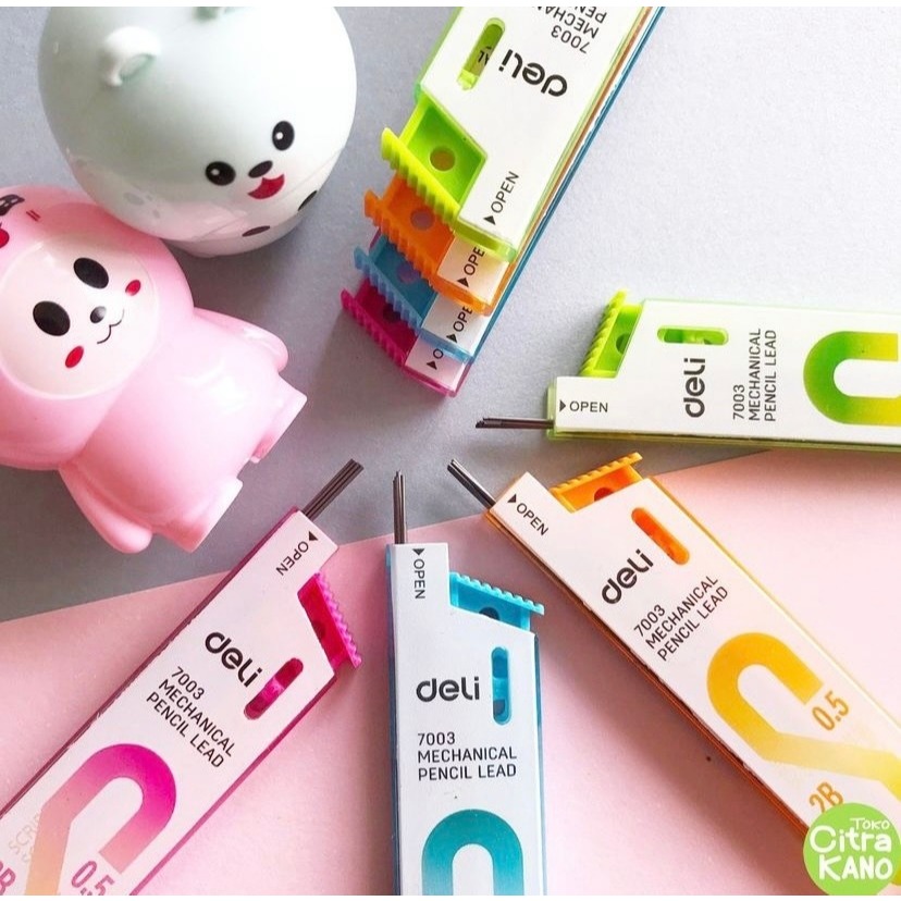 Ruột Chì Kim - 0.7mm/2B 7004 Deli- 0.5mm/2B 7003 Deli