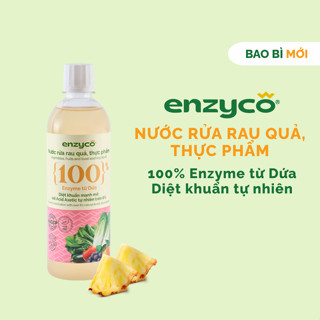  Nước Ngâm Rửa Rau Củ Quả Sinh Học ENZYCO 500ml Làm Sạch Thực Phẩm 100% Enzyme Từ Dứa Axit Hữu Cơ 6% Loại Bỏ Vi Khuẩn 