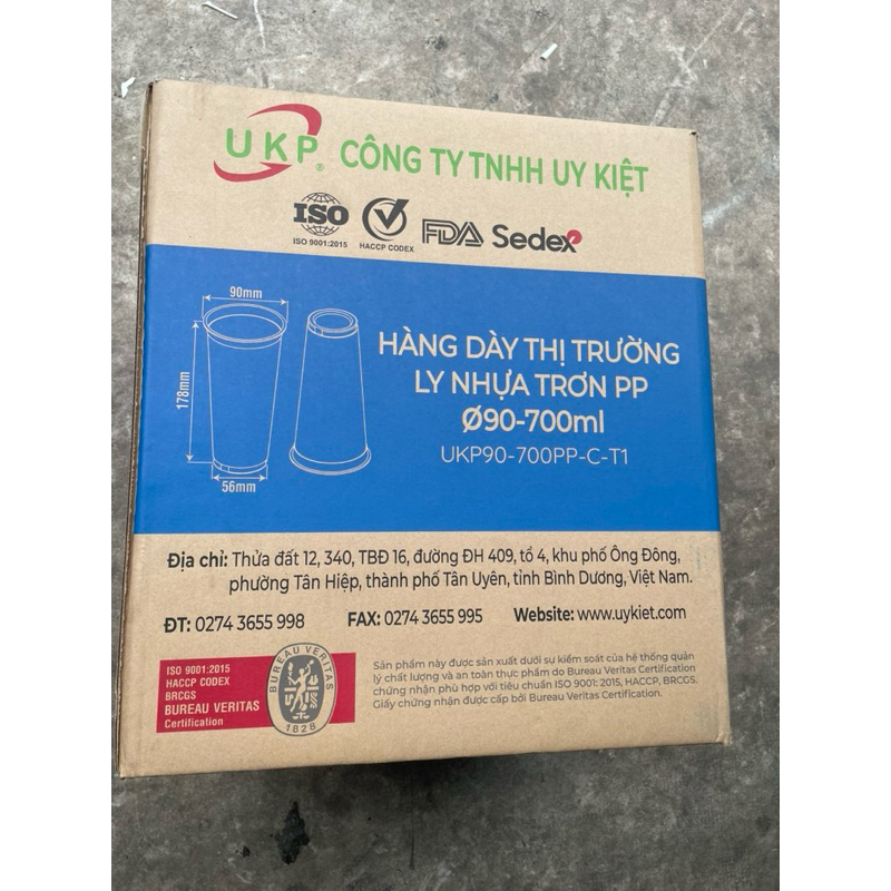 (sỉ 1000c) LY 700ml UKP PHI 90 . HÀNG DẦY THỊ TRƯỜNG. KHÔNG KÈM NẮPY