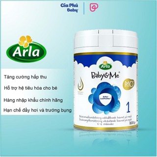 Sữa công thức Arla Baby&Me HMO sữa bột phát triển toàn diện cho bé Đan Mạch, nhập khẩu chính hãng