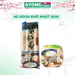 Mì udon khô gói 400g - 800g, Mì udon khô Sato 800g/túi - Gyomu Japan