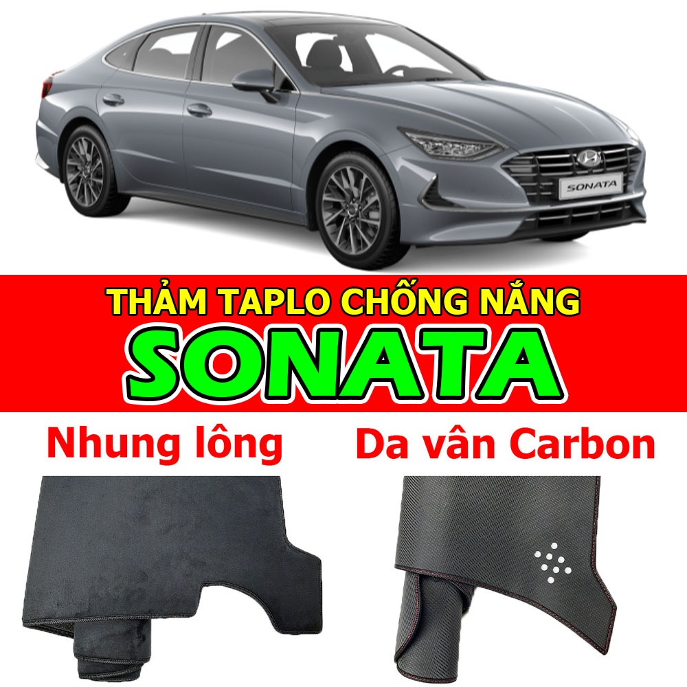 Thảm Taplo HYUNDAI SONATA bằng Nhung lông