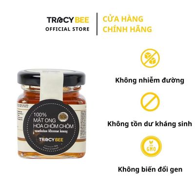 MẬT ONG TRACYBEE HOA CHÔM CHÔM NGUYÊN CHẤT 70G