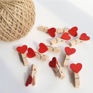 Combo 10 kẹp trái tim D98 hình trái tim đỏ 3cm xinh xắn MARD98
