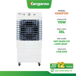 Máy làm mát không khí nhấn cơ và núm xoay Kangaroo KG50F100 - công suất 110W - dung tích 35L 