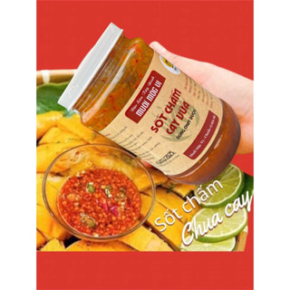 Siêu ngon [ sốt chấm cay vừ-siêu cay] Sốt chấm Mộc Vị food,sốt muối tây ninh,Muối chú hải chua cay sốt gia vị 500gr
