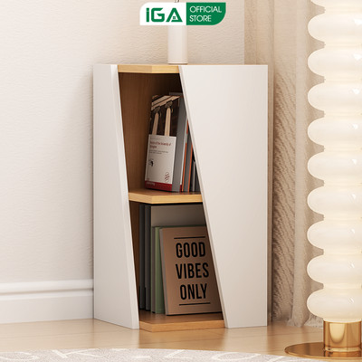 Kệ sách đa năng thiết kế để góc decor phòng thương hiệu IGA - GP395