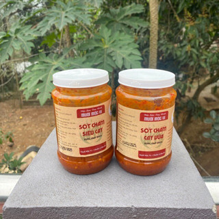   combo  siêu cay_cay vừa sốt chấm Mộc Vị food,sốt chấm tây ninh chua cay,sốt muối chấm chú hải 500gr 