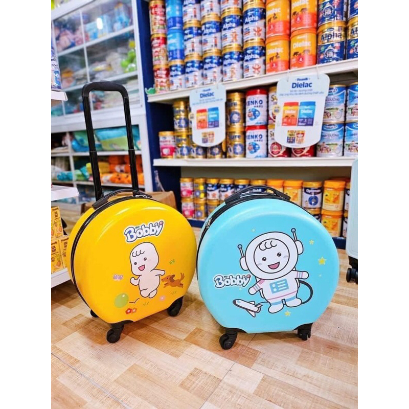 (màu ngẫu nhiên)Vali du lịch cho bé,vali Bobby 18 inchs
