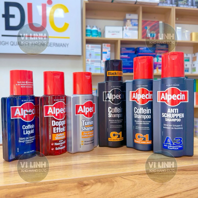 (Hàng Đức đủ Bill) Dầu gội Mọc Tóc ALPECIN 250ml