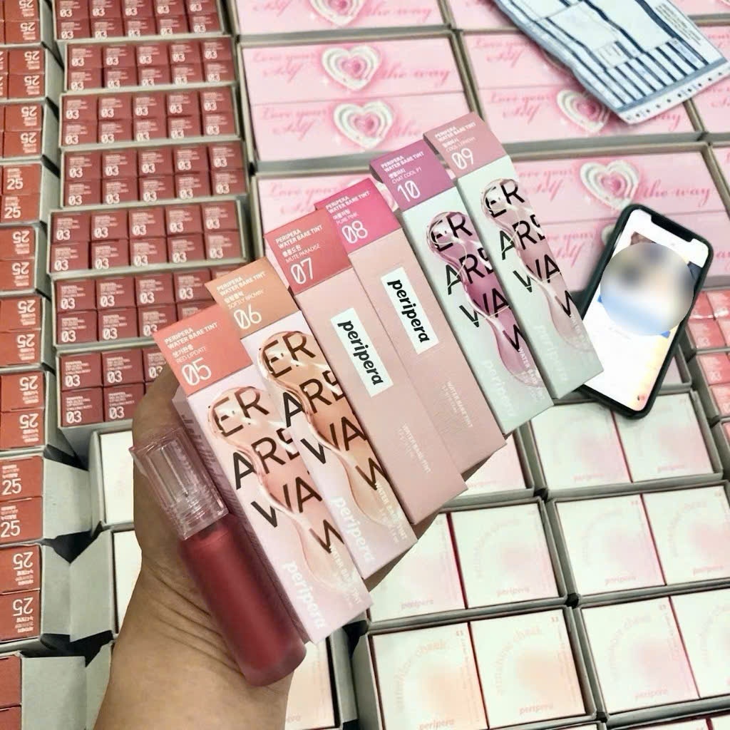 Son Tint Bóng PERIPERA Water Bare Tint 3.7g