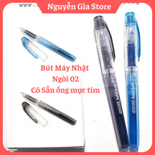 Bút máy nhật Platinum Preppy ngòi F 02 Nhật Bản Bút mực thế hệ mới kèm 1 ống mực Tím
