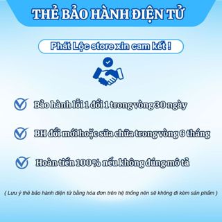 TBH bảo hành sản phẩm từ khi mua hàng (ngoại trừ hỏng khi sử dụng) Áo Quạt Điều Hòa