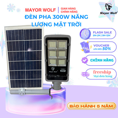 Đèn năng lượng mặt trời Mayor Wolf 300W