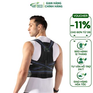  Đai Chống Gù Lưng Y Tế Hatoco Giúp Định Hình Cột Sống Có Nẹp Cứng Hỗ Trợ Cong Vẹo Và Thoái Hóa Lưng 