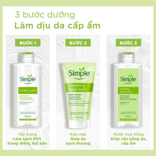 Sữa Rửa Mặt Simple UK 150ml Chính Hãng
