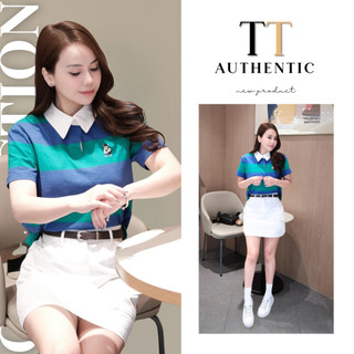  Áo Polo nữ Spao sọc kẻ ngang chính hãng Hàn Quốc cao cấp áo thun nữ tiểu thư cute cotton - TEYTEY 