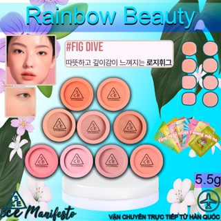  Phấn Má Hồng 3CE Stylenanda Mood Recipe Face Blush New Take Face Blusher Youth Pink Rose Beige City Mauve - Mibebe 5.5g 
