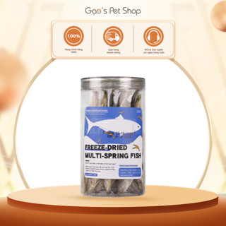 Cá Trứng Sấy Khô Cho Mèo Thức Ăn Mèo Sấy Khô Hộp 80G Siêu Nhiều Trứng Giàu Đạm Giúp Bé Tăng Cân , Món Ăn Vặt Cho Mèo