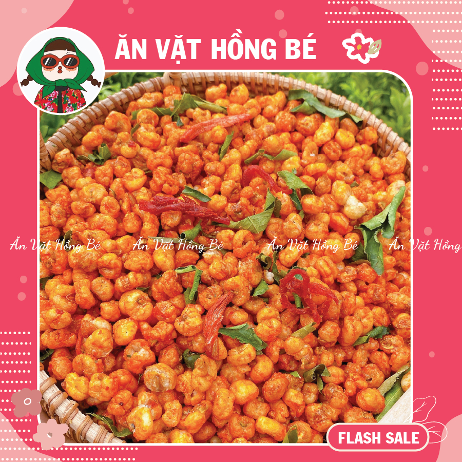 Ngô Cay Khô Bò Lá Chanh, Snack Bắp Sấy Khô Bò, Thịt Bò Khô Bắp Chiên Giòn, đồ ăn vặt